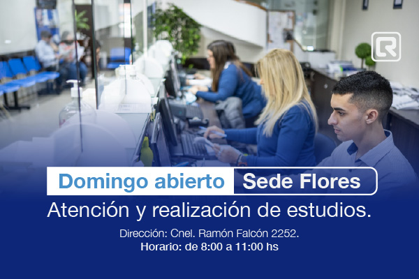 PopUp Domingo Sede Flores Abierta.